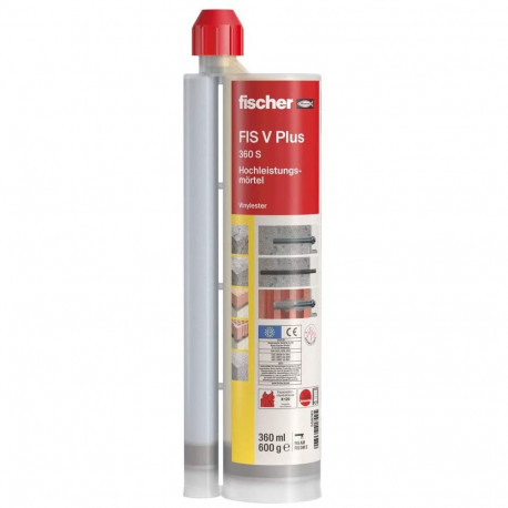 fischer high-performance mortar FIS V Plus 360 S (grey, 360ml, 1 cartridge)
