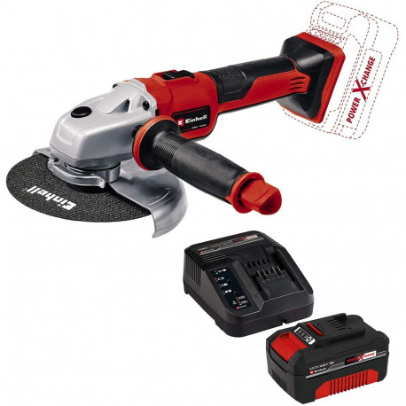 Einhell cordless angle grinder TE-AG 18/150 Li BL - Solo (red/black, without battery and charger)