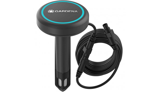 Bodenfeuchtesensor (schwarz/türkis)