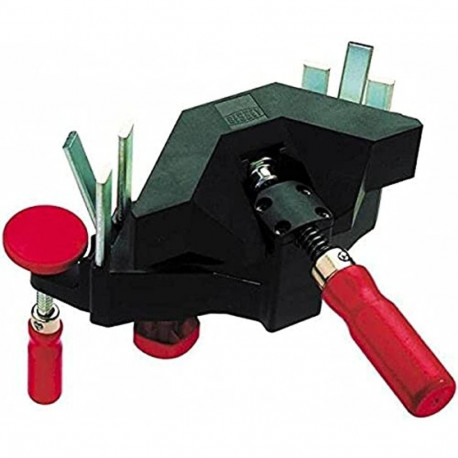 Winkel-Türfutter-Richtzwinge WTR (schwarz/rot, 35 / 70)
