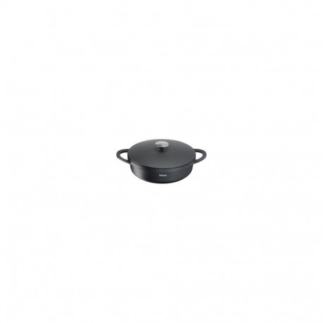Servierpfanne Trattoria, Ø 28cm (schwarz, mit Deckel)