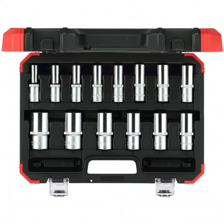 Gedore Red socket wrench set 1/2 hex 10-32 14 pieces - 3300008