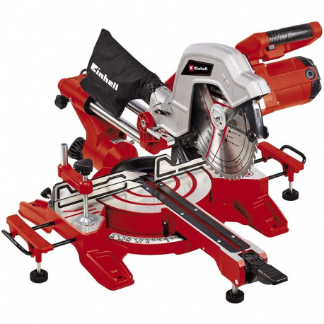 Liugkapp- ja nurksaag TC-SM 254 1.800W, punane/must