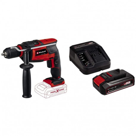 Power X-Change Akku-Schlagbohrmaschine TE-ID 18 Li - Solo, 18Volt (rot/schwarz, ohne Akku und Ladege