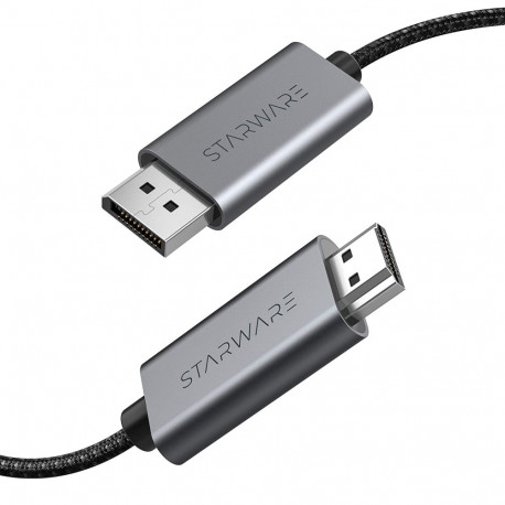 VGA-HDMI konverter 15cm, must