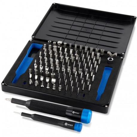 Manta Precision Bit-Satz (schwarz/blau, 114-teilig)