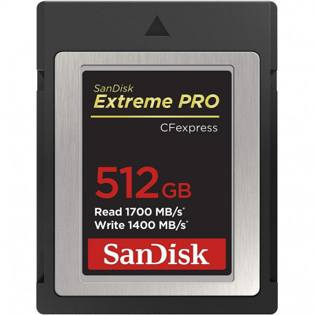 Sandisk CFExpress 512GB Extreme PRO 1.4 / 1.7G