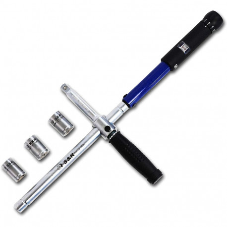 Drehmomentschlüssel 5120-3CT, 1/2" (blau/schwarz, Umschalt-Knarre)