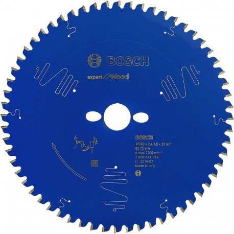 EXPERT Wood Kreissägeblatt, Ø 260mm, 60Z (Bohrung 30mm, für Kapp- & Gehrungssägen)