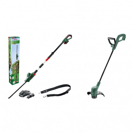 Akku-Teleskop-Heckenschere UniversalHedgePole 18, 18Volt (grün/schwarz, Li-Ionen Akku 2,0Ah, POWER F