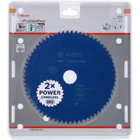Expert ketassaetera lamineeritud paneelidele Ø210mm 66Z (ava30mm, aku-käsiketassaagidele)