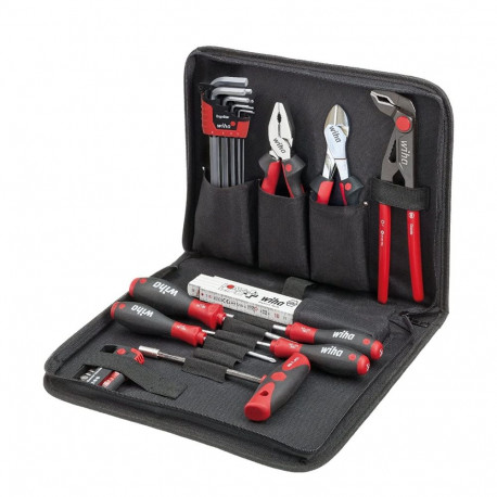 Werkzeug-Set Mechaniker (schwarz/rot, 32-teilig, mit Tasche)
