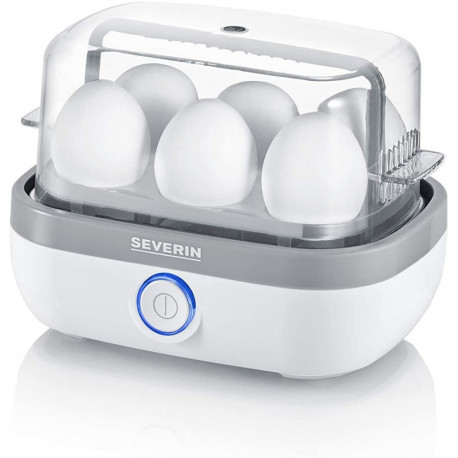Eierkocher EK 3164 (weiß/grau, 420 Watt, für 6 Eier)