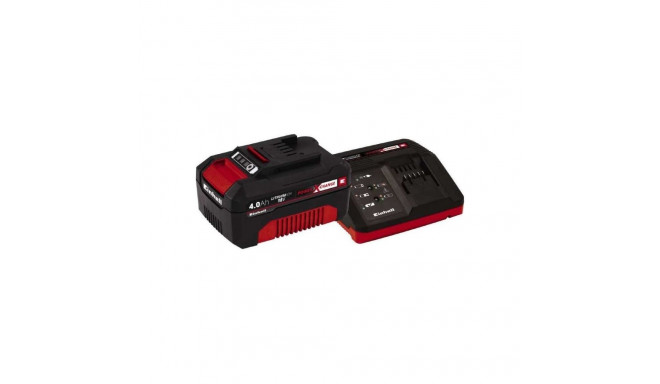 Power-X-Change Starter-Kit A1, 18Volt 4Ah (schwarz/rot, Akku + Ladegerät)