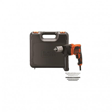 Schlagbohrmaschine BEH850K (orange/schwarz, Koffer, 850 Watt)