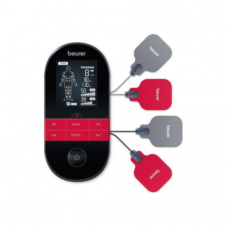 Beurer Digital TENS / EMS EM 59 Heat, massager (black / red)