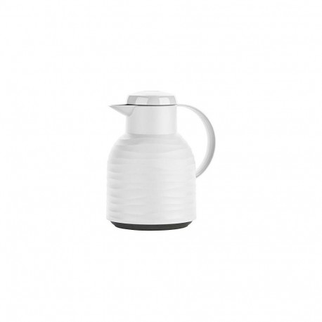 Isolierkanne SAMBA WAVE, 1 Liter (weiß, QUICK PRESS Verschluss)