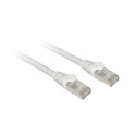Sharkoon patch network cable SFTP, RJ-45, with Cat.7a raw cable (white, 2 meters)
