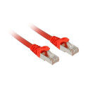 Sharkoon patch network cable SFTP, RJ-45, with Cat.7a raw cable (red, 1 meter)