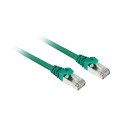 Sharkoon patch network cable SFTP, RJ-45, with Cat.7a raw cable (green, 5 meters)