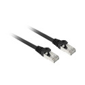 Sharkoon patch network cable SFTP, RJ-45, with Cat.7a raw cable (black, 10 meters)