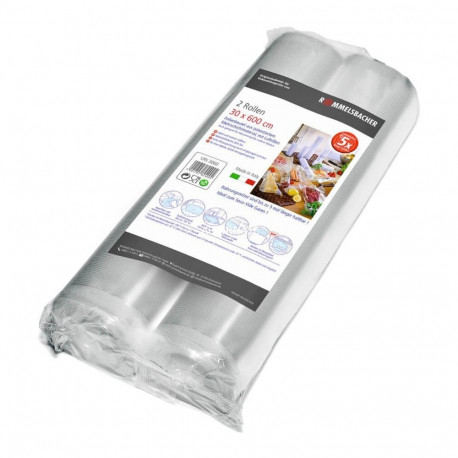 Folienrolle VRS 3060, 30cm x 6 Meter (transparent, 2 Rollen)
