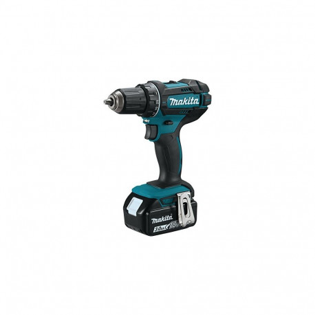 Makita cordless drill DDF482RFJ, 18 Volt (blue / black, MAKPAC size 2, 2x Li-ion battery pack 3.0Ah)
