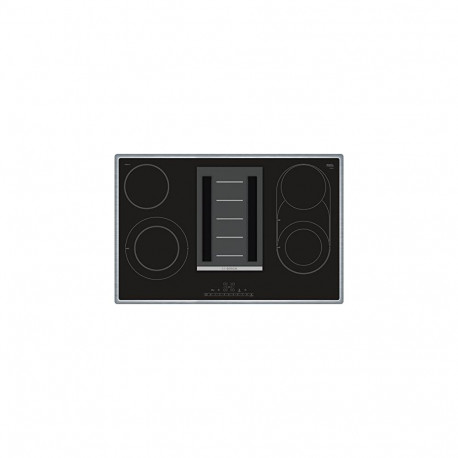 Bosch PKM845F11E, stand-alone cooking field (black / stainless steel, with built extractor)