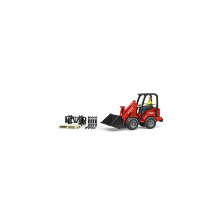 Bruder Professional Series Schäffer Compact loader 2034 with figure and acces - 02191
