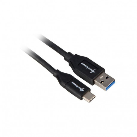 USB 3.2 Gen 2 kaabel USB-A pistik > USB-C pistik 0,5m, must