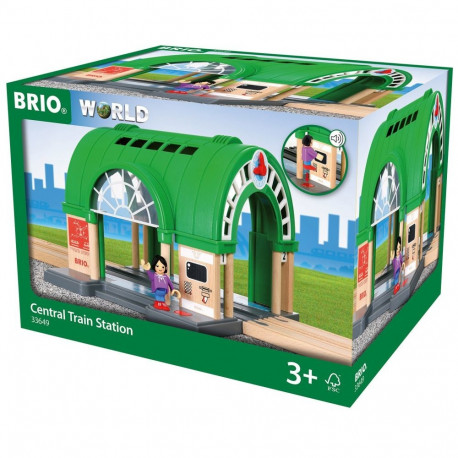 BRIO toy train station Central Train Station (33649)