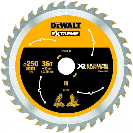 XR EXTREME RUNTIME ketassae tera DT99572 Ø250mm 36Z ava 30mm akuga paneelsaagadele