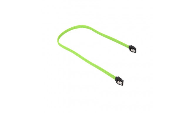 Sata III Kabel sleeve (grün, 30 cm)