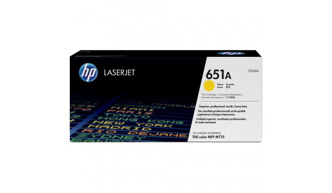 HP tooner HV CE342A, kollane