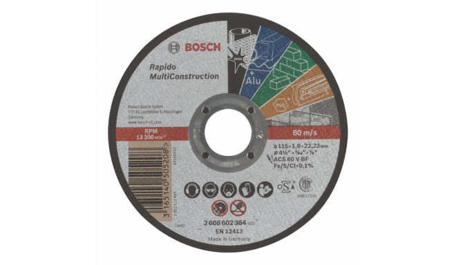 Bosch Cutting disc MultiConstruction115mm