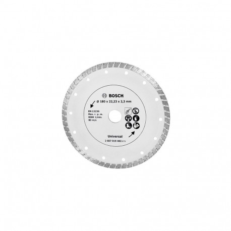 Diamanttrennscheibe Turbo, Ø 180mm (Bohrung 22,23mm)