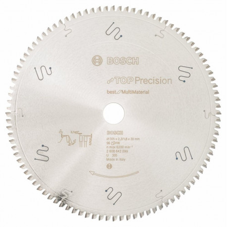 Kreissägeblatt Best for Multi Material, Ø 305mm, 96Z (Bohrung 30mm, für Kapp- & Gehrungssägen)