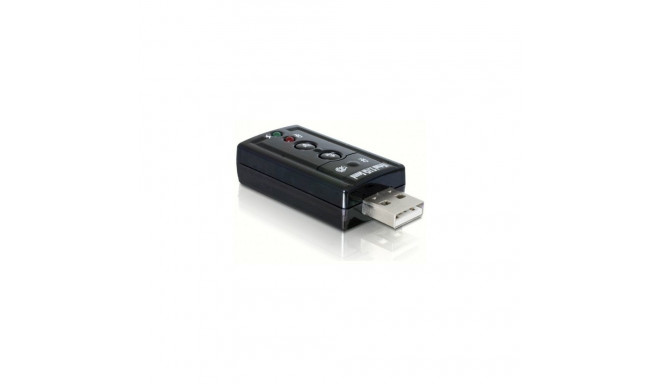 USB helikaart 7.1 61645 jaemüük, must