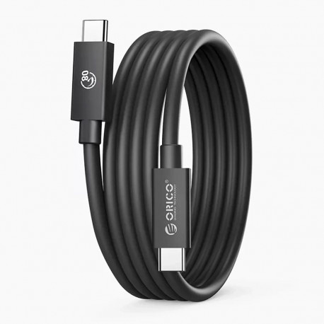 Orico USB4 Cable Compatible with Thunderbolt 5 80Gbps 240W USB-C to USB-C 1.5m - Black