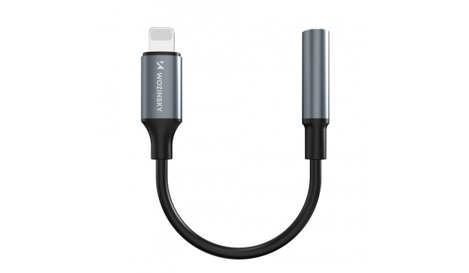 Wozinsky WALJ-01 Lightning adapter - 3.5mm mini jack - black