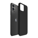 3mk Silicone Case for iPhone 11 - black