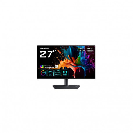GIGABYTE MO27Q3 27” OLED QHD Gaming Monitor - 2560 x 1440, 360Hz, 0.03ms, 250 cd/m², G-Sync Compatib