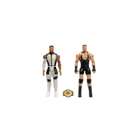 WWE Main Event Showdown Bron Breakker vs Jey Uso Action Figures Set, Series #25, 6-inch Collectibles