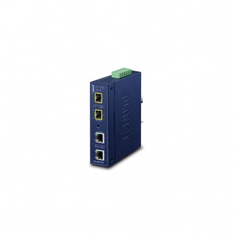 PLANET Industrial 2-Port network media converter Blue