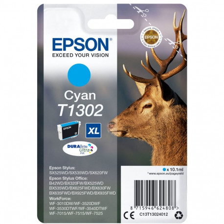 Epson tint T1302, tsüaan (C13T13024012)