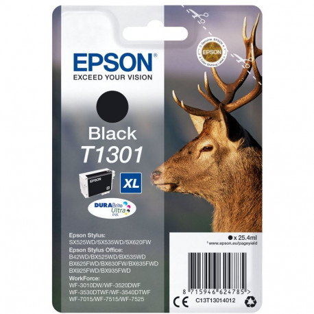 Epson Ink T1301 Black Schwarz (C13T13014012)