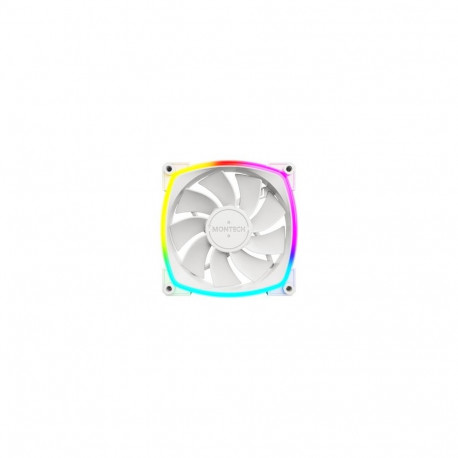CASE FAN 120MM/RX120 PWM WHITE 3 IN 1 MONTECH