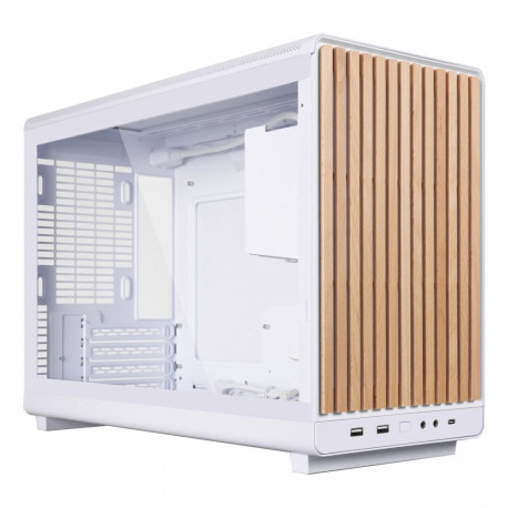 Case|LIAN LI|micro ATX/Micro-ITX|White/Wood|Micro Tower|PC|Lian Li A3 mATX / ITX Glass Edition White