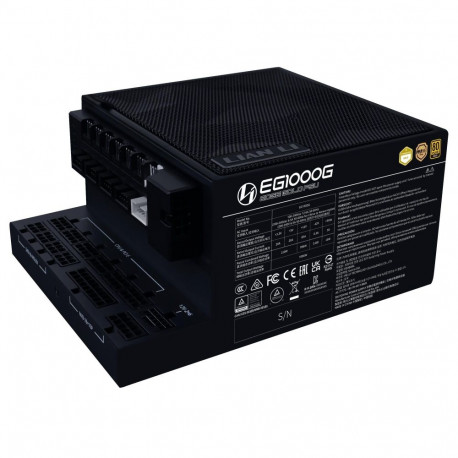 Power Supply|LIAN LI|EDGE GOLD 1000|1000 Watts|Efficiency 80 PLUS GOLD|PFC Active|G9P.EG1000G.BH00.E