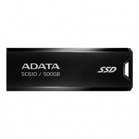 External SSD|ADATA|SC610|500GB|USB 3.2|Write speed 500 MBytes/sec|Read speed 550 MBytes/sec|SC610-50